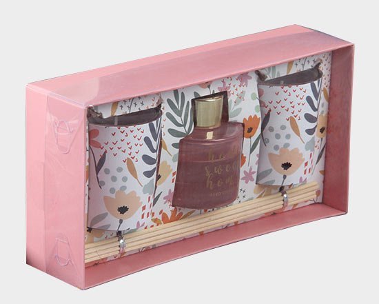 Candle Set Cardboard Boxes with PVC Cover