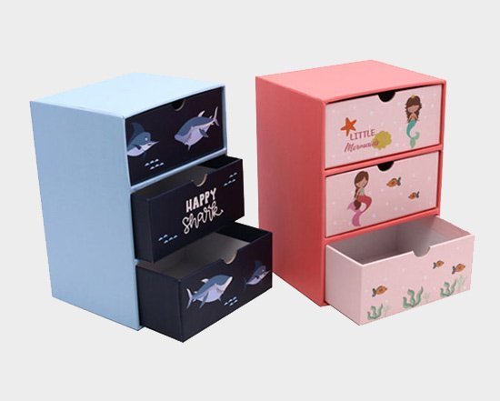 Color Printed Cardboard Drawer Box