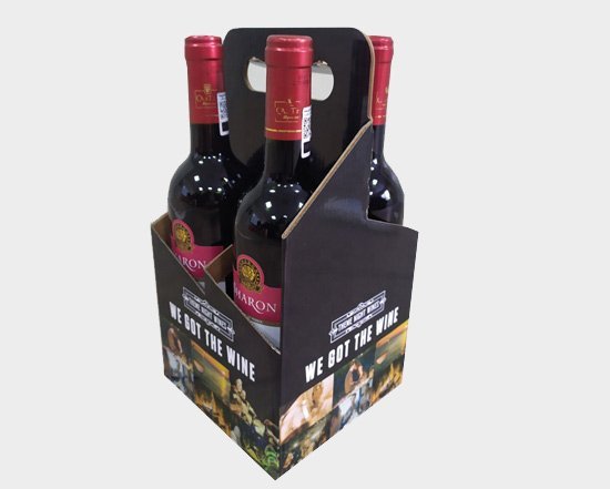 4 Pack Wine Carrier Box