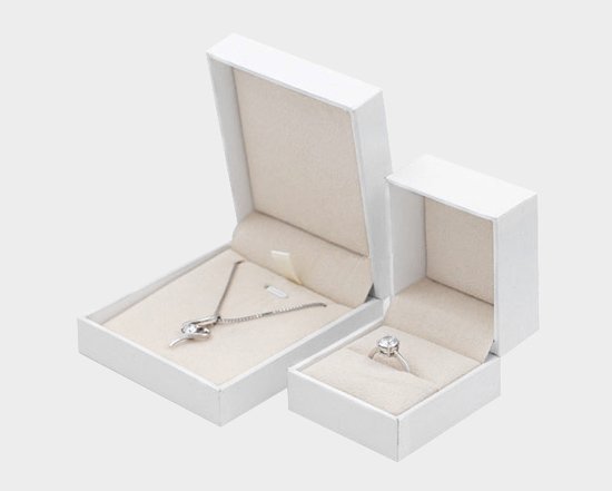 Ring Necklace Jewelry Cardboard Box
