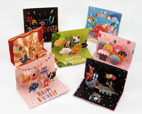 3d pop up Happy Birthday Cards