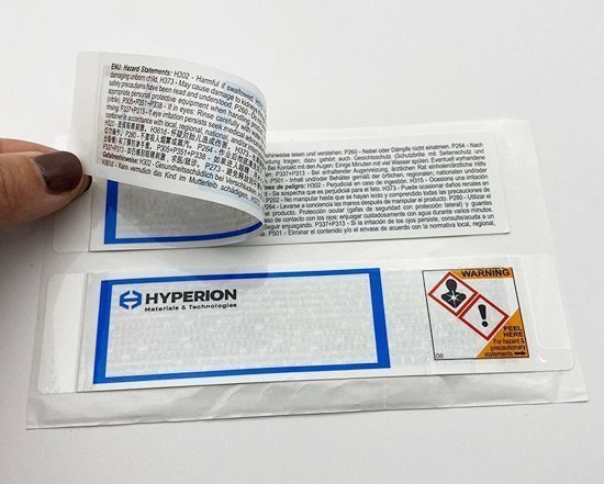 custom print booklet labels