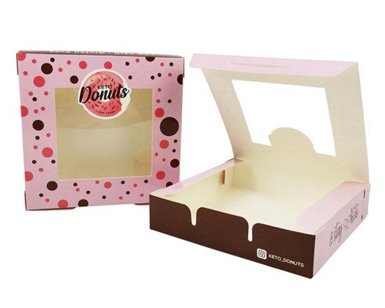 Donuts Box with Window