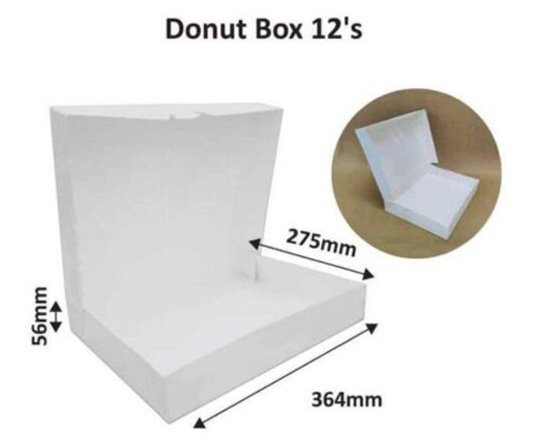 Dozen Donuts Packaging Box