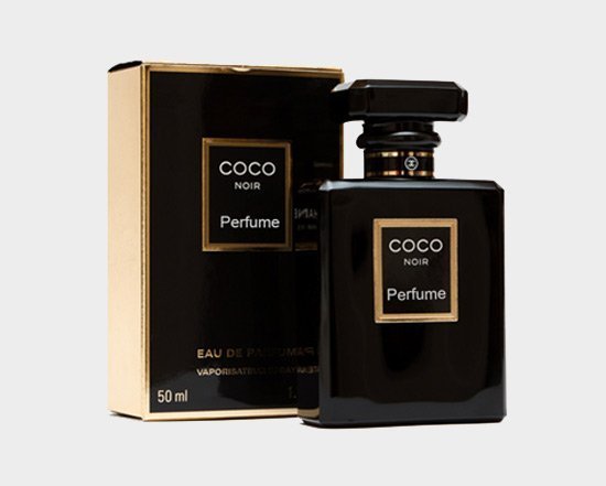 Black Color Printed Perfume Packaging Box