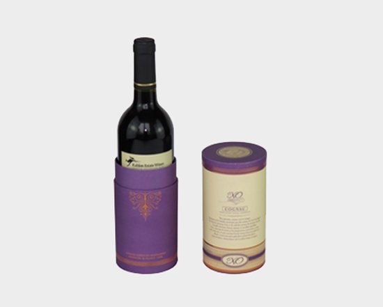 Cardboard Tube Packaging for Wine