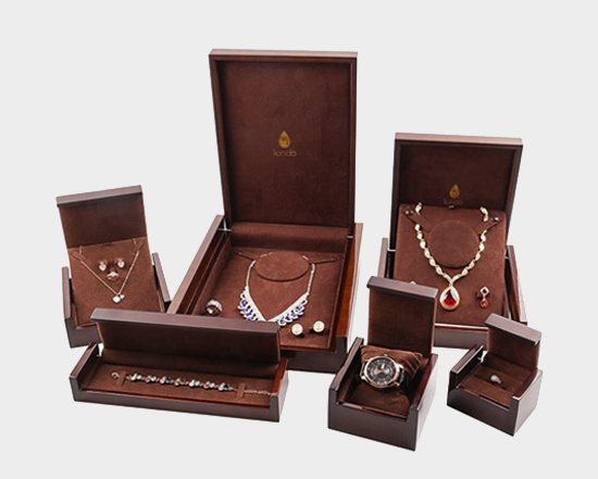 Custom Logo Wooden Jewelry Boxes