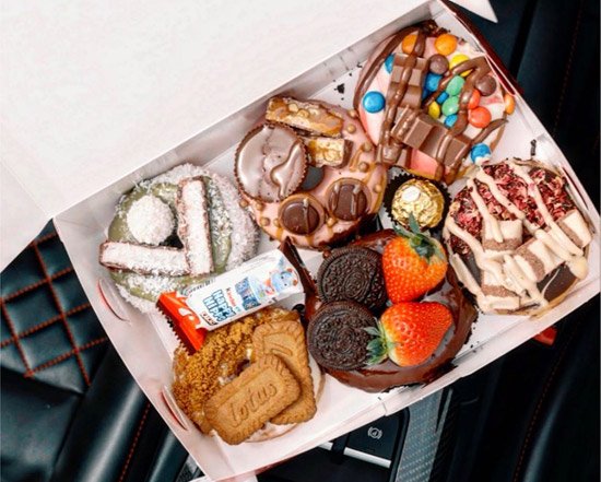 Custom Printed Donuts Box