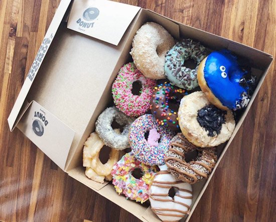 Donuts Kraft Paper Box