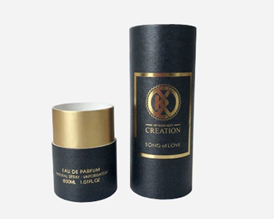 Metallic Paper Tube Packaging for Perfume