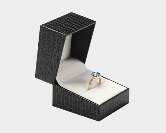 Crocodile Leather Jewelry Box